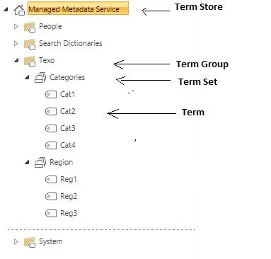 Term Store Management Concept